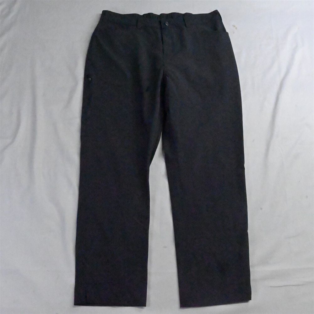 Willit Large Gray Tech‎ Performance Zip Pocket Cargo Womens Casual Pants
